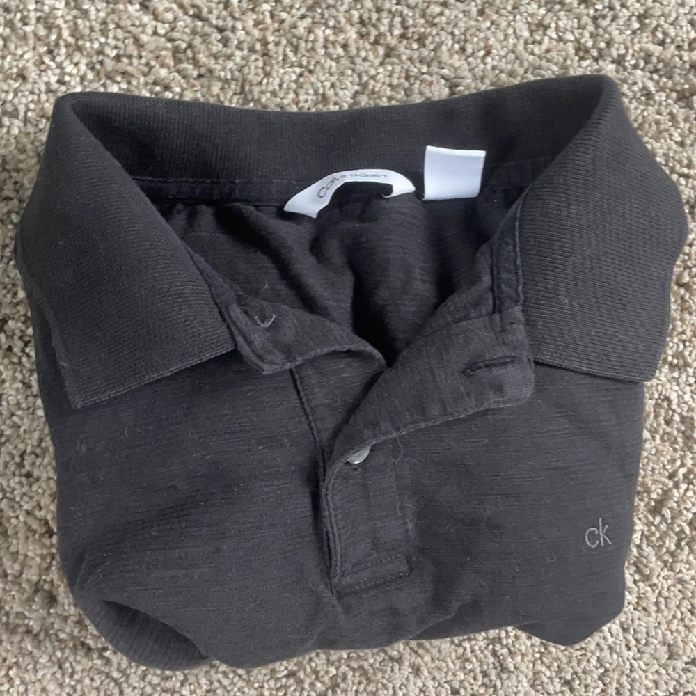 Black Calvin Klein kids dress shirt